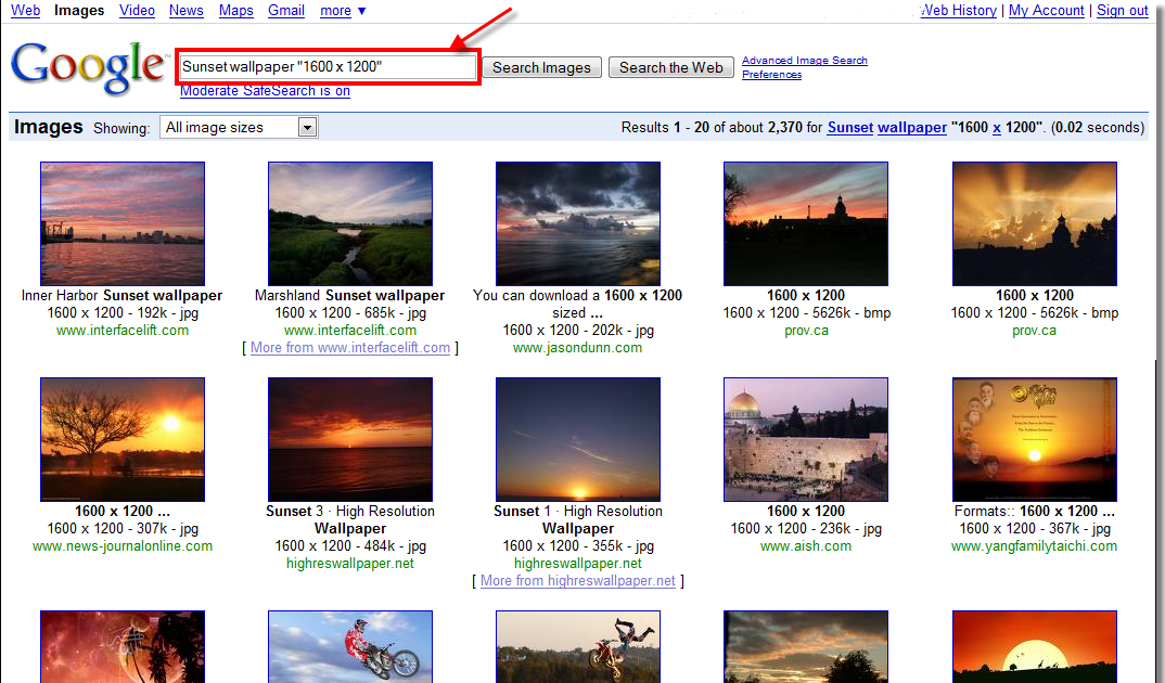 Tech Dreams Find Perfect Wallpapers For Your Screen Resolution Using Google